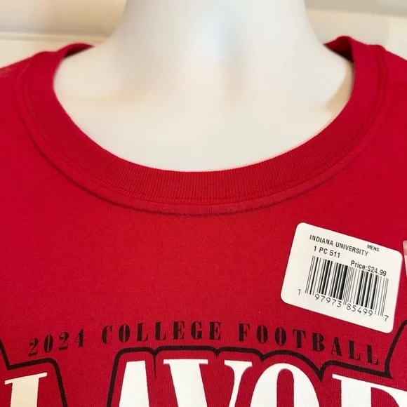 NWT 6 Pack Hanes Indiana T-Shirts Med, Lg, Xl - Picture 9 of 16